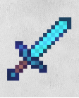 Kepurė Minecraft sword blue Kepurė Minecraft sword blue